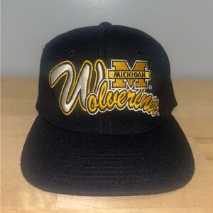 Michigan Wolverines Starter Vintage Fitted Cap Size 1 (6 5/8 - 7 1/8)